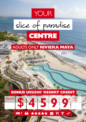 Your slice of paradise Centre - Riviera Maya