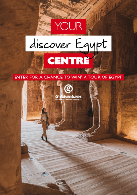 Your discover Egypt centre - G Adventures promotion