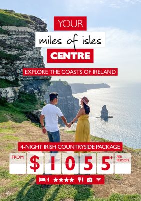 Explore the Coasts of Ireland for as Little as $1,055*