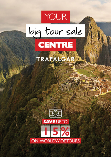 Save up to 15% on worldwide tours