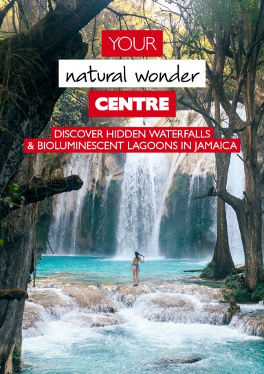 Discover hidden waterfalls & bioluminescent lagoons in Jamaica
