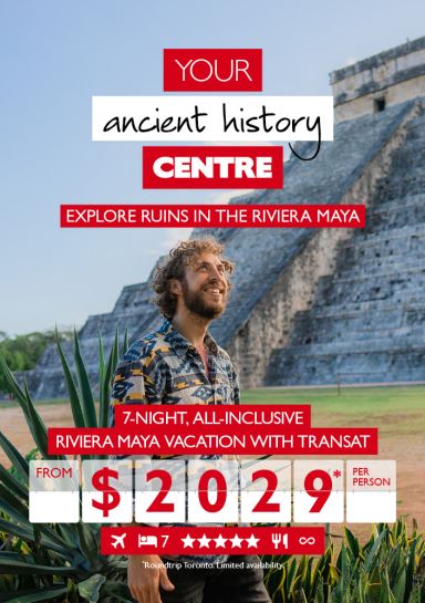 Spend a Week Exploring Ruins in the Riviera Maya for as low as $2,029*