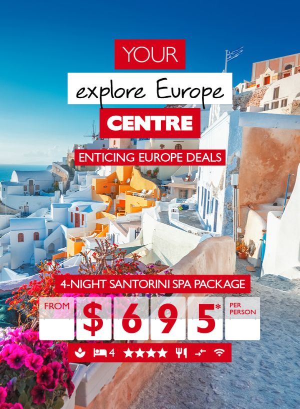 Stay in Santorini for as little as $695*