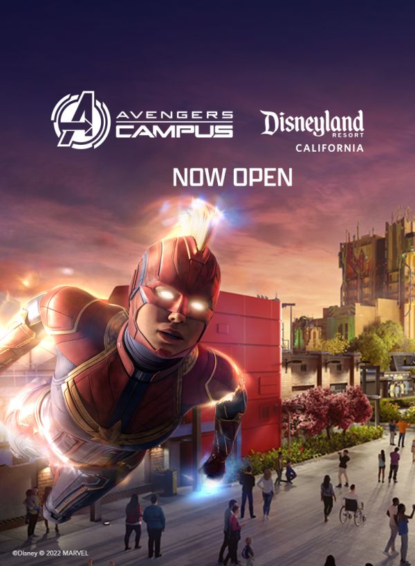 Avengers campus Disneyland California - now open.