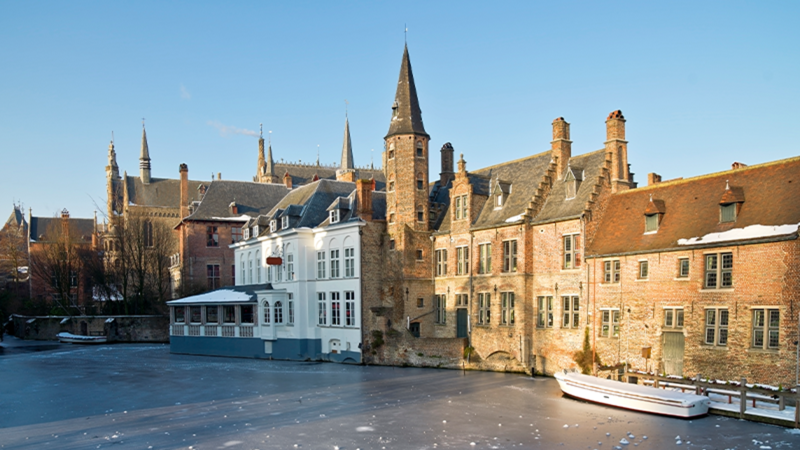 City of Bruges on a cold yet sunny day