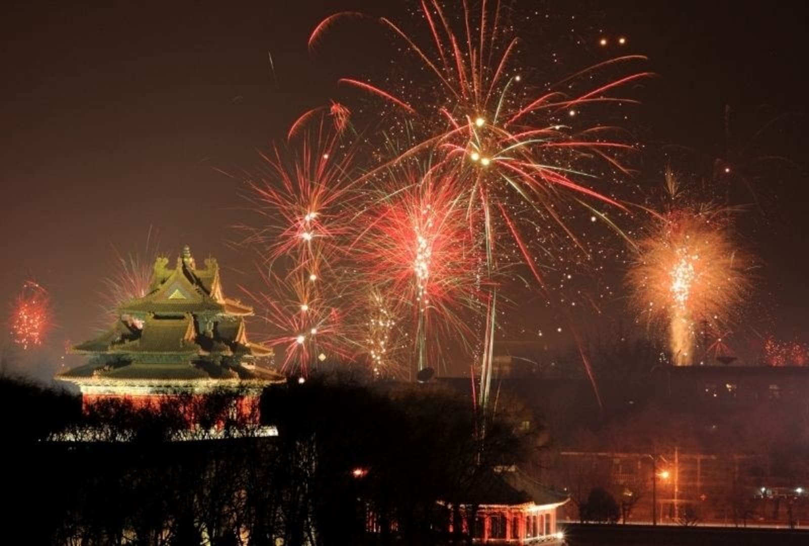 Lunar New Year fireworks in Beijing