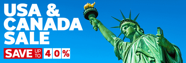 USA & Canada Sale - Save up to 40%*