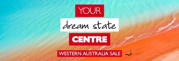 Your dream state Centre | Western Australia sale | Broome coastal getaway from $1499*, Rottnest Island family glamping from $1599*, Whale sharks in Ningaloo Reef from $3499*