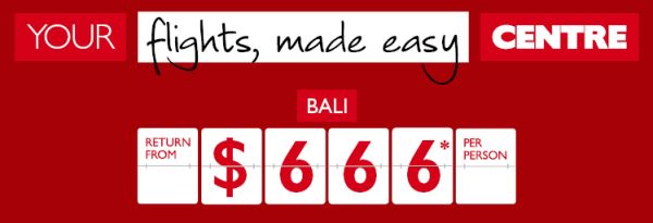Your flights, made easy centre. Bali return from $666* per person. Phuket return from $677* per person. Tokyo return from $958* per person