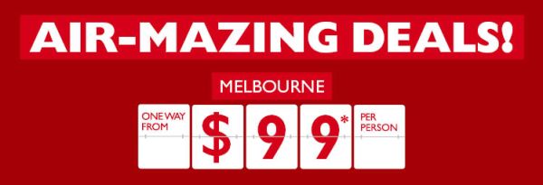 Air-mazing deals! Hurry, REX airlines sale ends 19 May! Sydney one way from $95* per person. Melbourne one way from $99* per person. Brisbane one way from $99* per person