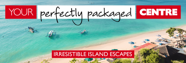 Your perfectly packaged centre - Irresistable island escapes | early bird Whitsunday apartments. All-inclusive Shangri-la Fiji. $2,500* bonus value on Hawaii