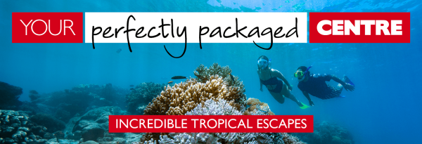 Your perfectly packaged centre | incredible tropical escapes. $1,350* bonus value on Cairns holiday. 10-day China express from $990* 7-night stay in the Cook Islands