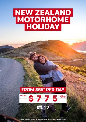 new zealand motorhome holiday from $65 per day