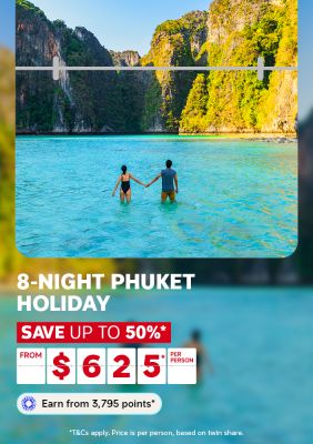 8 night phuket holiday save up to 50%
