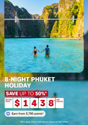 8 night phuket holiday save up to 50%