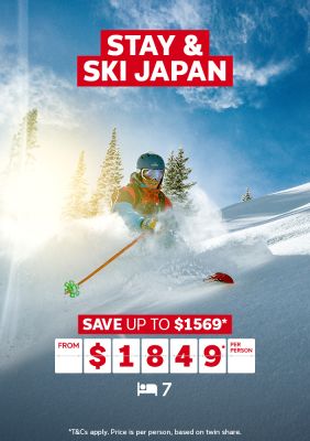 stay and ski japan save up to $1569 from $1849 per person