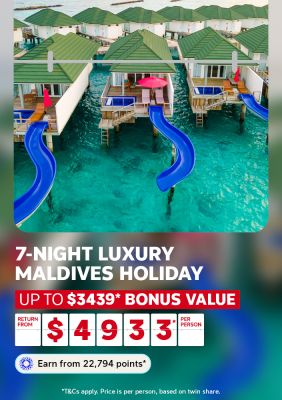 7 night maldives luxury holiday