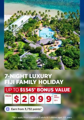 7 night luxury fiji family holiday