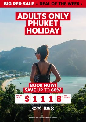 adults only phuket holiday book now save up to 60% return from $1118 per person