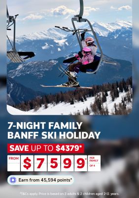 7 night family banff ski holiday