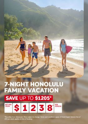 Flight Centre Vacation Honolulu Family Vacation