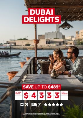Dubai Delights Vacation Package return from $4333* per person YYZ departure | Save up to $489*