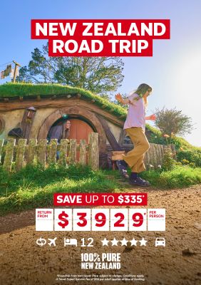 New Zealand Road Trip - Save up to $335* - Roundtrip from Vancouver return from $3929* per person