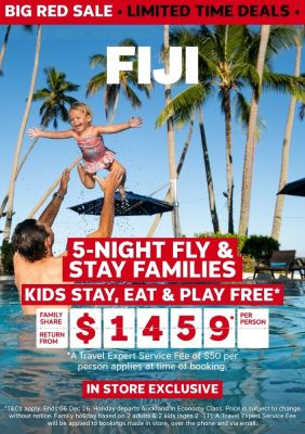 Fiji | 5-Night Fly & Stay Families