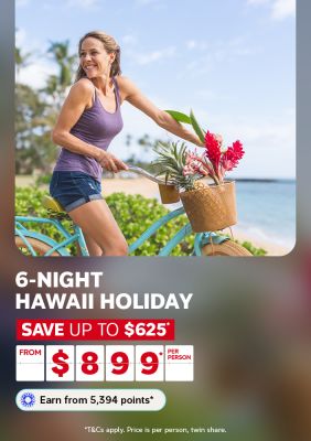 6 night hawaii holiday save up to $625