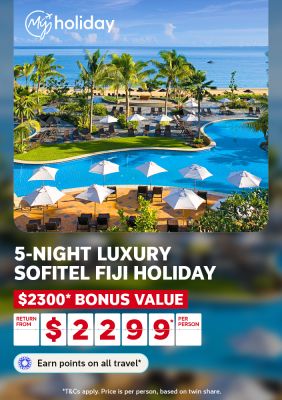 5 night luxury sofitel fiji holiday