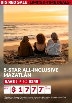 5-start all-inclusive Mazatlán | Save up to $549*