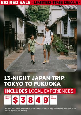Big Red Sale - Flight Centre Vacation Japan