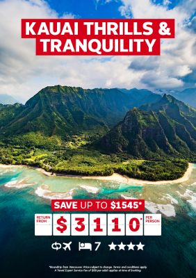 7-night Kauai vacation package from $3110* per person | Save up to $1545*