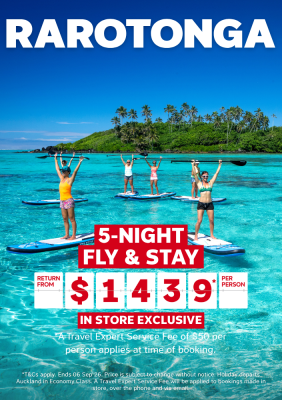 RAROTONGA | 5-NIGHT FLY & STAY