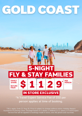 GOLD COAST | 5-NIGHT FLY & STAY FAMILIES