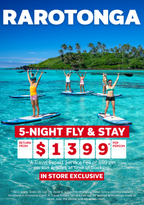 RAROTONGA | 5-NIGHT FLY & STAY