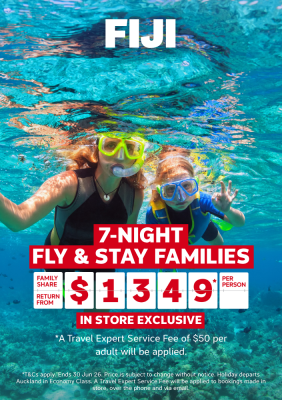 Fiji - 7-Night Fly & Stay Families