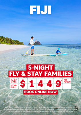 Fiji - 5-night fly & stay families