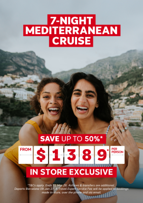 7-NIGHT MEDITERRANEAN CRUISE