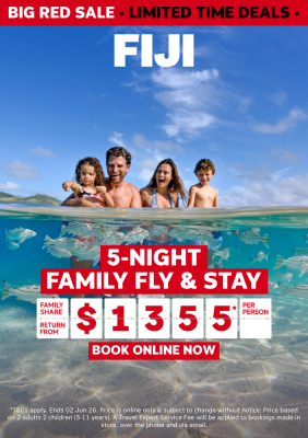 Fiji - 5-Night Fly & Stay Families