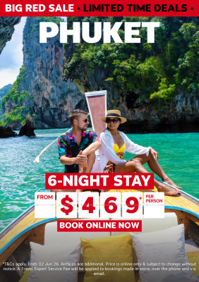 BIG RED SALE | PHUKET 6-NIGHT STAY
