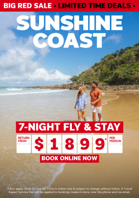 SUNSHINE COAST | 7-NIGHT FLY & STAY