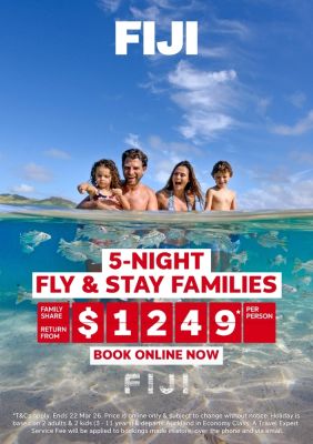 Fiji - 5-Night Fly & Stay Families
