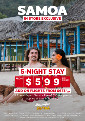 Samoa Couples Holiday