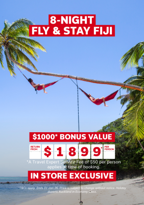 8-NIGHT FLY & STAY FIJI