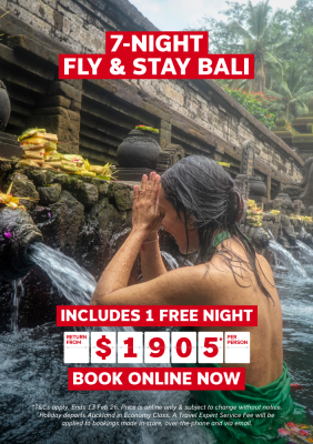 7-NIGHT FLY & STAY BALI