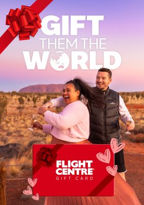 Valentine's Day - Gift them the World Flight Centre Gift Card