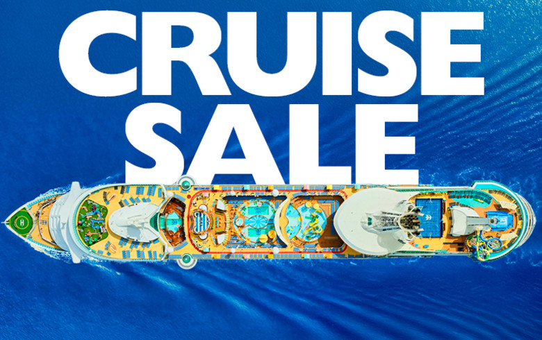 Cruise Sale - top down view of a cruise ship