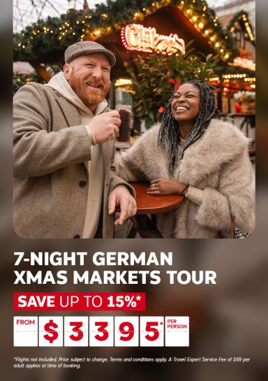 7-night German Christmas markets tour from $3395* per person | Save up to 15%*