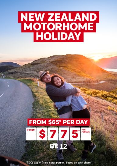 new zealand motorhome holiday from $65 per day